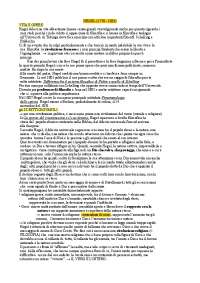 Friedrich Hegel vita e opere