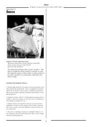 Minor in Dance: Requirements and Course Descriptions at BYU-Idaho