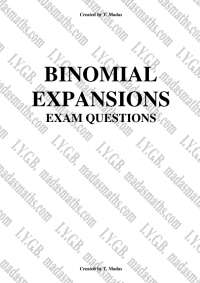 BINOMIAL EXPANSIONS
