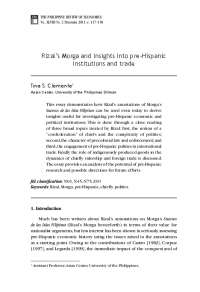Rizal's Morga and insights into pre-Hispanic institutions and ...