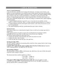Capital Budgeting: A Comprehensive Guide to Investment Decisions