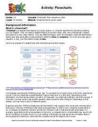 Fun and Interactive Flowcharts: Learning Data and Sequences for Students