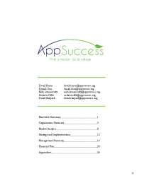 AppSuccess Business Plan 2