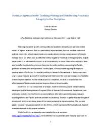 Writing in Disciplinary Courses: Challenges and Solutions