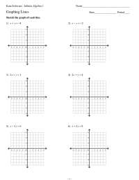 Graphing Lines SF