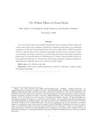 Local Effects of Facebook Deactivation: Substitutes for Social Media and News