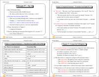 Day 14 Chapter 5: Categorical Syllogisms I