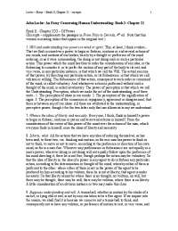 Locke – Essay – Book II, Chapter 21