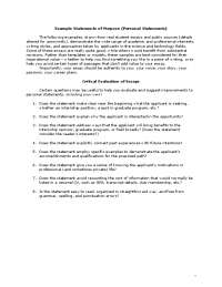 Example Statements of Purpose (Personal Statements) The ... | Exercises ...