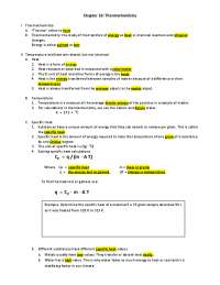 Thermochemistry: The Study of Heat Energy in Chemical Reactions and Physical Changes