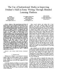 The Use of Instructional Media in Improving Student's Skill in ...