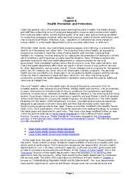 Essay 8: Health Promotion & Protection