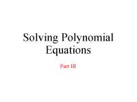 Lagrange's Investigation of Polynomial Equations: Cubic Equations and Resolvents
