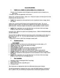 EXAM TWO REVIEW: A. Explicit Cost vs. Implicit Cost and ...