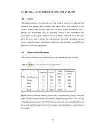CHAPTER 4 – DATA PRESENTATION AND ANALYSIS | Schemes and Mind Maps ...