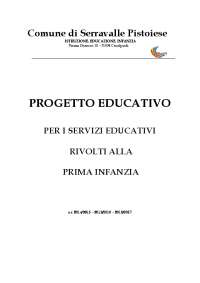 Progetto Educativo per l'Infanzia - Serravalle Pistoiese