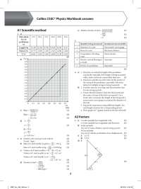 Collins CSEC® Physics Workbook answers A1 Scientific method