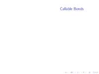 Callable and Putable Bonds: Vocabulary and Optimal Exercise