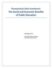 The Social and Economic Benefits of Public Education