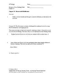 AP Biology Reading Guide: Chapter 19 - Descent with Modification and Natural Selection