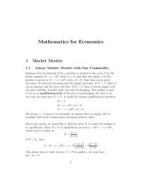 Mathematics for Economics | Schemes and Mind Maps Managerial Economics ...