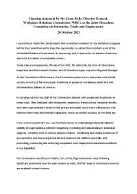 Supporting Vulnerable Workers: Role & Functions of Workplace Relations Commission