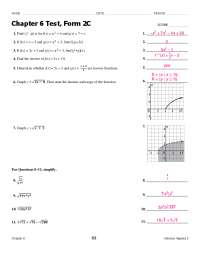 Chapter 6 Test, Form 2C