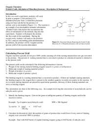 Friedel-Crafts Alkylation: Experiment & Percent Yield in Organic Chemistry