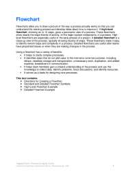 Process Analysis Tools: Creating Flowcharts for Process Improvement