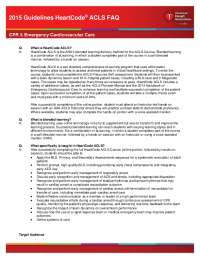 HeartCode ACLS: Blended Learning Approach to AHA's Advanced Cardiac Life Support Course