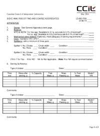 Sieve Analysis of Fine and Coarse Aggregates: Apparatus and Procedure
