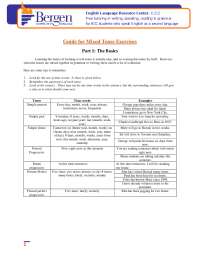 Guide for Mixed Tense Exercises | Lecture notes English | Docsity