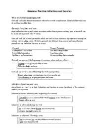 Infinitives and gerunds | Valencia College