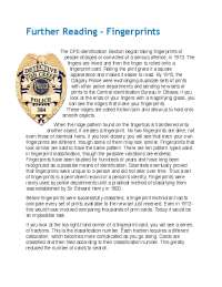 Fingerprint Classification: Understanding the Different Patterns and Their Significance