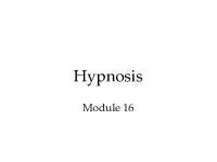 Hypnosis