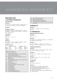 English Language Learning Workbook: Welcome Unit and Amazing People