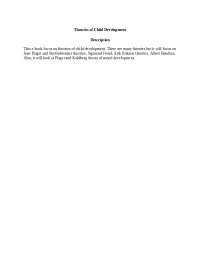 Early childhood notes