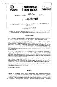 Guía Metodológica para la Elaboración del Plan Estratégico de Seguridad Vial