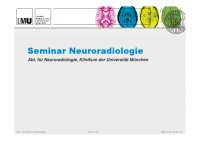 Seminar Neuroradiologie