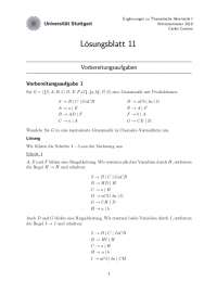 Lösungsblatt 11