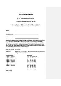 Analytische Chemie