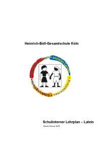 Heinrich-Böll-Gesamtschule Köln Schulinterner Lehrplan