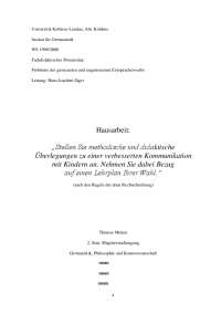 Hausarbeit