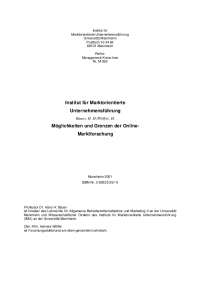Marktforschung