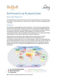 Kipppunkte im Klimasystem