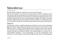 Naturalismus