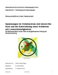 Spannungen im Schulsystem und deren Ein