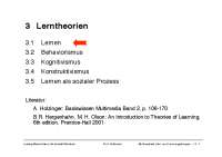 3 Lerntheorien - LMU München