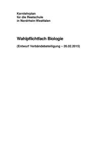 Wahlpflichtfach Biologie