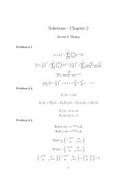 Solutions - Chapter 2: Ejercicios de Física Cuántica